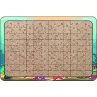 Deniz Canlıları 108 Parça Ahşap Çocuk Puzzle Yapboz Model 9