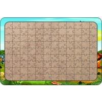 Hayvanlar 108 Parça Ahşap Çocuk Puzzle Yapboz Model 8