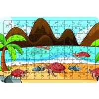 Karetta Karetta 108 Parça Ahşap Çocuk Puzzle Yapboz