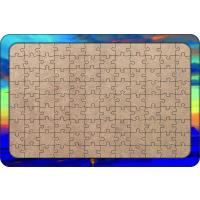Minibüs 108 Parça Ahşap Çocuk Puzzle Yapboz
