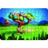 Şeker Ağacı 108 Parça Ahşap Çocuk Puzzle Yapboz