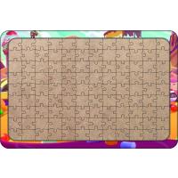 Şeker Dünyası 108 Parça Ahşap Çocuk Puzzle Yapboz