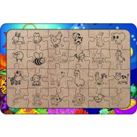 Denizaltı 24 Parça Ahşap Çocuk Puzzle Yapboz