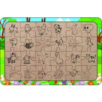 Hayvanlar 24 Parça Ahşap Çocuk Puzzle Yapboz Model 12