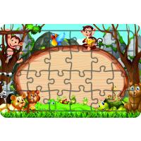 Hayvanlar 24 Parça Ahşap Çocuk Puzzle Yapboz Model 14