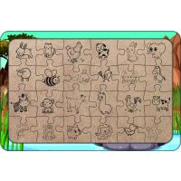 Hayvanlar 24 Parça Ahşap Çocuk Puzzle Yapboz Model 7