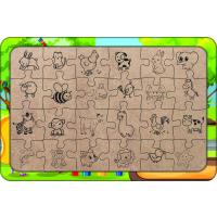 Parktaki Çocuklar 24 Parça Ahşap Çocuk Puzzle Yapboz Model 4
