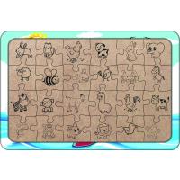 Sörfcü Kız 24 Parça Ahşap Çocuk Puzzle Yapboz
