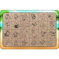 Tatil Karavanı 24 Parça Ahşap Çocuk Puzzle Yapboz