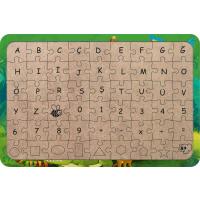 Hayvanlar 2 54 Parça Ahşap Çerçeveli Puzzle Yapboz