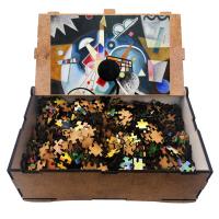 Kandinski 1000 Parça Ahşap Puzzle Yapboz