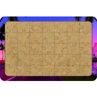 Yarış Arabası 35 Parça Ahşap Çocuk Puzzle Yapboz Model 2