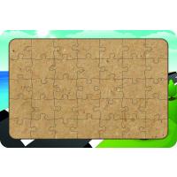 Ailemiz Tatile Gidiyor 35 Parça Ahşap Çocuk Puzzle Yapboz
