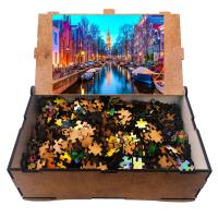 Amsterdam 1000 Parça Ahşap Puzzle Yapboz