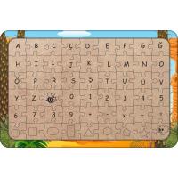 Anne ve Bebek Dinozorlar 54 Parça Ahşap Çocuk Puzzle Yapboz Model 2