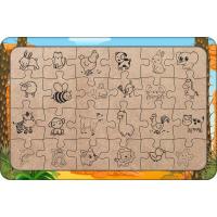 Anne Vebebekdinozorlar 24 Parça Ahşap Çocuk Puzzle Yapboz Model 2