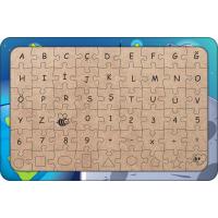 Astronot Çocuk 54 Parça Ahşap Çocuk Puzzle Yapboz