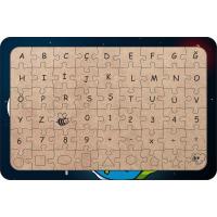 Astronot ve Dünya 54 Parça Ahşap Çocuk Puzzle Yapboz