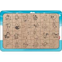 Balıkçı Çocuk 24 Parça Ahşap Çocuk Puzzle Yapboz
