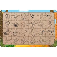 Bebek Dinozor 24 Parça Ahşap Çocuk Puzzle Yapboz