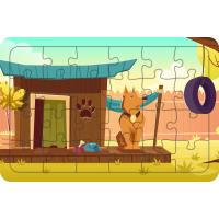 Birinci Köpek 24 Parça Ahşap Çocuk Puzzle Yapboz