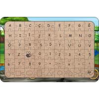 Bisiklet Turu 54 Parça Ahşap Çocuk Puzzle Yapboz