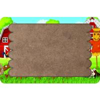 Çiftlik Hayatı Çubuk Ahşap Çocuk Puzzle Yapboz