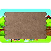 Çocuklar ve Hayvanlar Çubuk Ahşap Çocuk Puzzle Yapboz