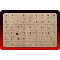 Canavar Araba 54 Parça Ahşap Çocuk Puzzle Yapboz Model2