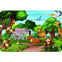 Hayvanlar Çubuk Ahşap Çocuk Puzzle Yapboz 16