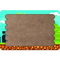 Köy Evi Çubuk Ahşap Çocuk Puzzle Yapboz