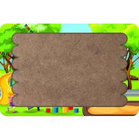 Parkta ki Çocuklar Çubuk Ahşap Çocuk Puzzle Yapboz 4