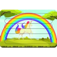 Unicorn Çubuk Ahşap Çocuk Puzzle Yapboz