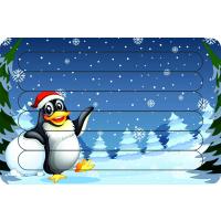 Yılbaşı Pengueni Çubuk Ahşap Çocuk Puzzle Yapboz