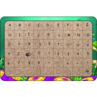 Deniz Canlıları 54 Parça Ahşap Çocuk Puzzle Yapboz Model 11