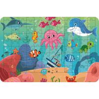Denizdeki Dostlar 108 Parça Ahşap Çocuk Puzzle Yapboz