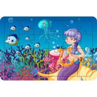 Deniz Kızı 24 Parça Ahşap Çocuk Puzzle Yapboz Model 2