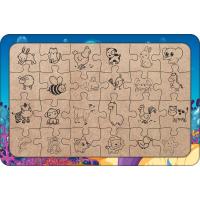 Deniz Kızı 24 Parça Ahşap Çocuk Puzzle Yapboz Model 2