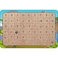 Dinozorlar 54 Parça Ahşap Çocuk Puzzle Yapboz Model 2