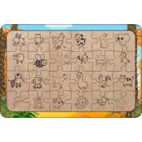 Dinozor Stegosaurus 24 Parça Ahşap Çocuk Puzzle Yapboz