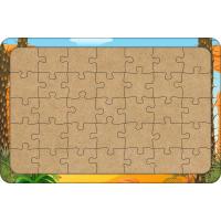 Dinozor Stegosaurus 35 Parça Ahşap Çocuk Puzzle Yapboz