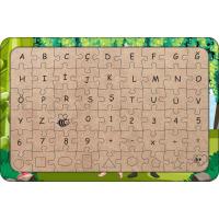 Ejderha ve Savaşcı 54 Parça Ahşap Çocuk Puzzle Yapboz Model 1