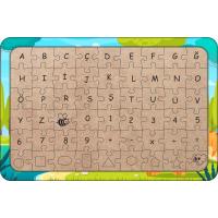 Göldeki Dinozorlar 54 Parça Ahşap Çocuk Puzzle Yapboz