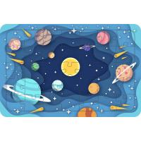 Galaksi 35 Parça Ahşap Çocuk Puzzle Yapboz Model 3