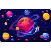 Galaksi 108 Parça Ahşap Çocuk Puzzle Yapboz Model 8