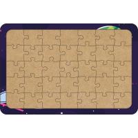 Galaksideki Astroitler 35 Parça Ahşap Çocuk Puzzle Yapboz