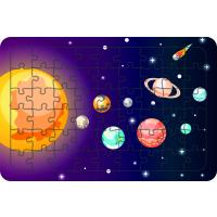 Galaksiler 54 Parça Ahşap Çocuk Puzzle Yapboz