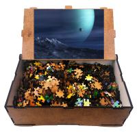 Gezegen 4 1000 Parça Ahşap Puzzle Yapboz