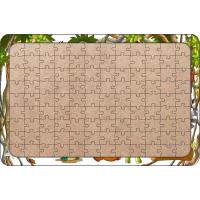 Hayvancıklar 108 Parça Ahşap Çocuk Puzzle Yapboz Model 2