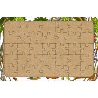 Hayvancıklar 35 Parça Ahşap Çocuk Puzzle Yapboz Model 2